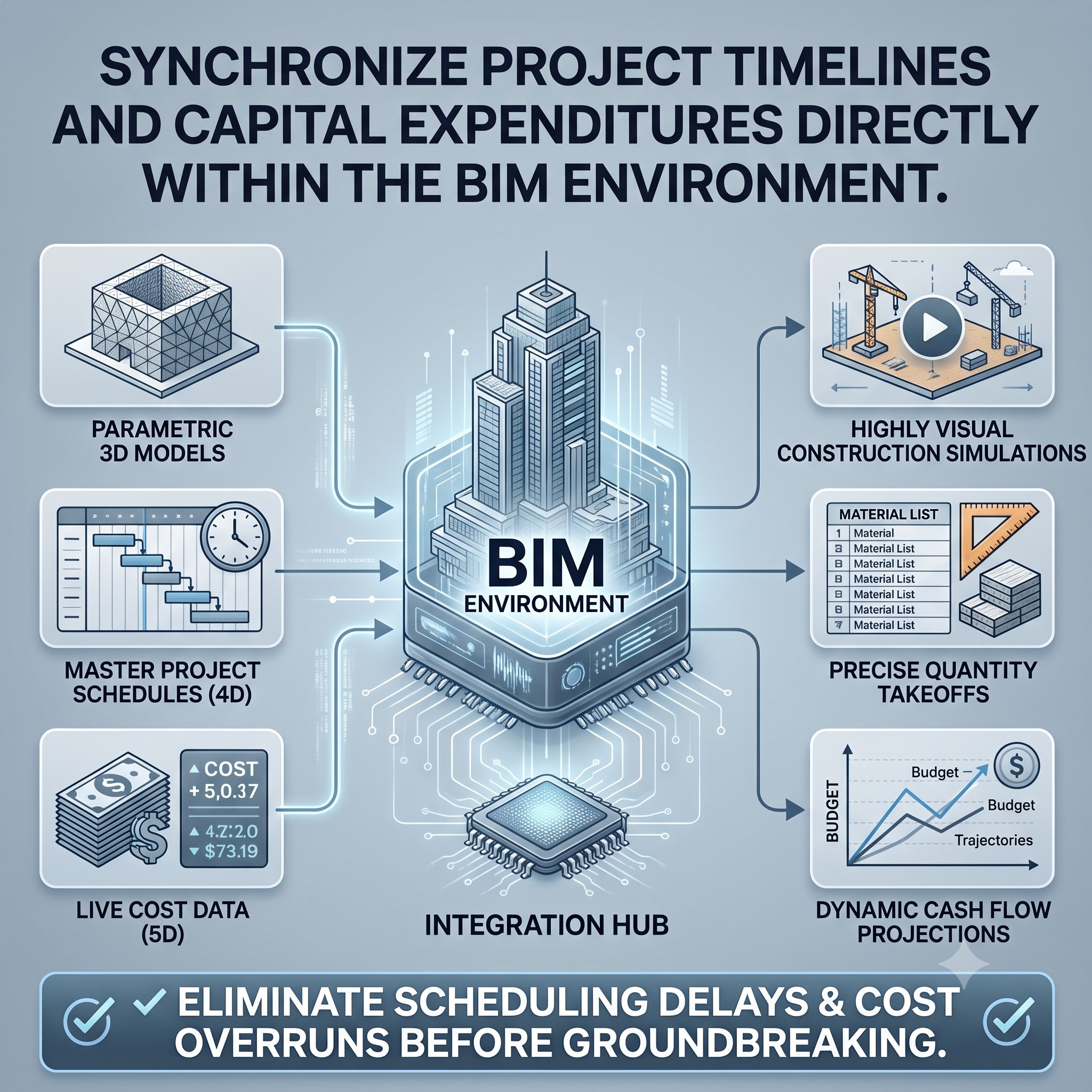 4D & 5D BIM (Time Scheduling & Cost Estimating)